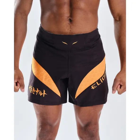Short MMA Ajustado Naruto x Elion Negro/Naranja