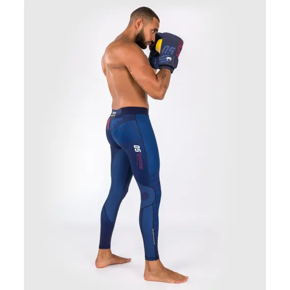 Pantalón de compresión Venum sport 05 Azul/Amarillo