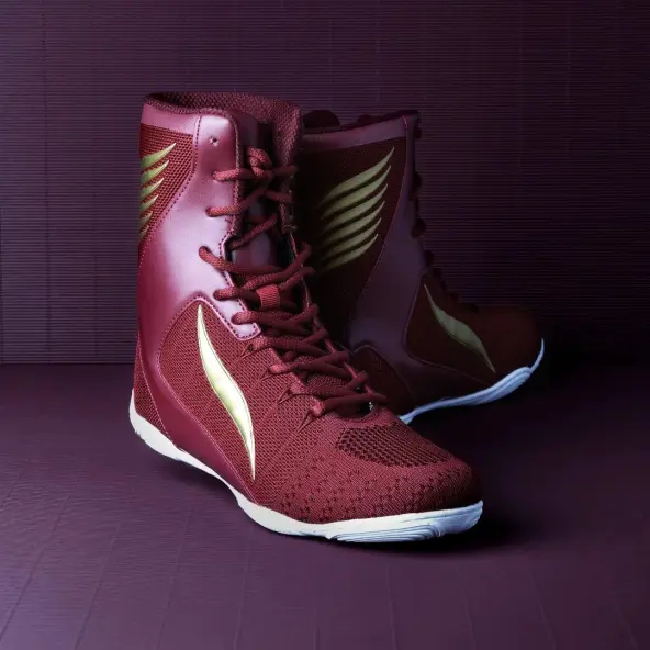 Zapatos de boxeo Elion Burdeos