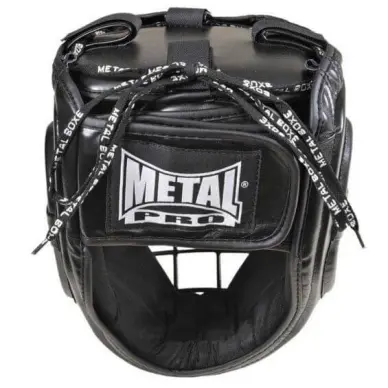 Casco con rejilla Metal Boxe especial combate extremo