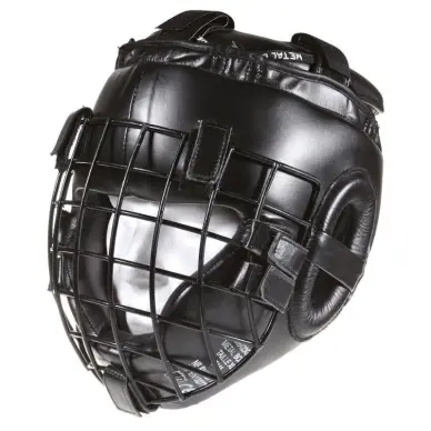 Casco con rejilla Metal Boxe especial combate extremo - 3