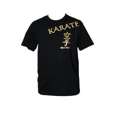 Camiseta de kárate negra