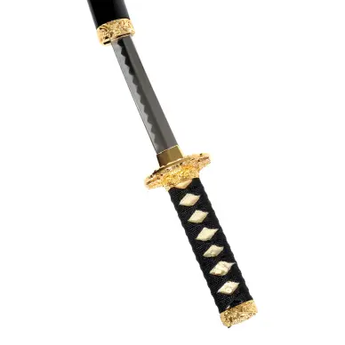 Katana y Wakizashi Negro Shinogi - 24