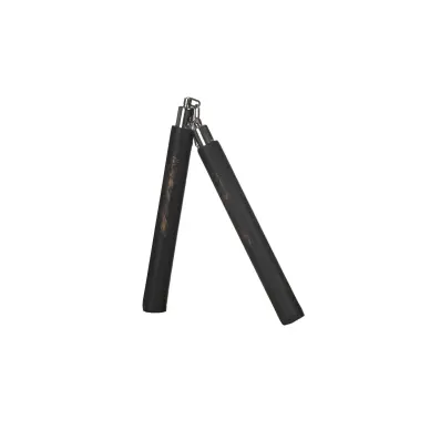 Nunchaku con Cadena de Madera Negro/Oro - 7