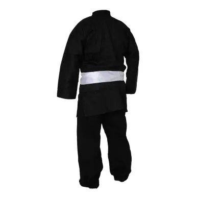 Traje de Kung Fu Negro - 7