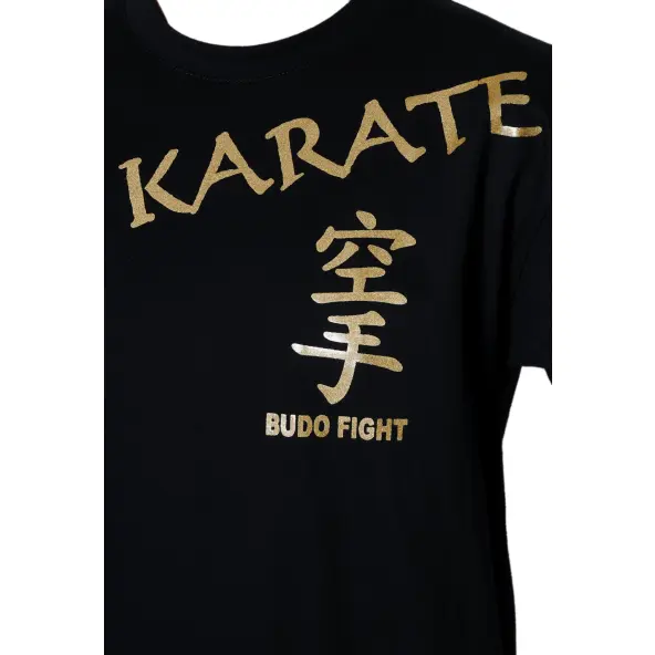 Camiseta de kárate negra