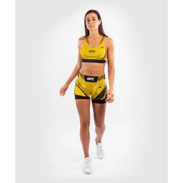 Short Mujer MMA VENUM UFC Authentic Fight Night corte corto AMARILLO