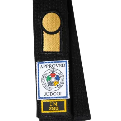 Cinturón de Judo Negro Homologado IJF - 8