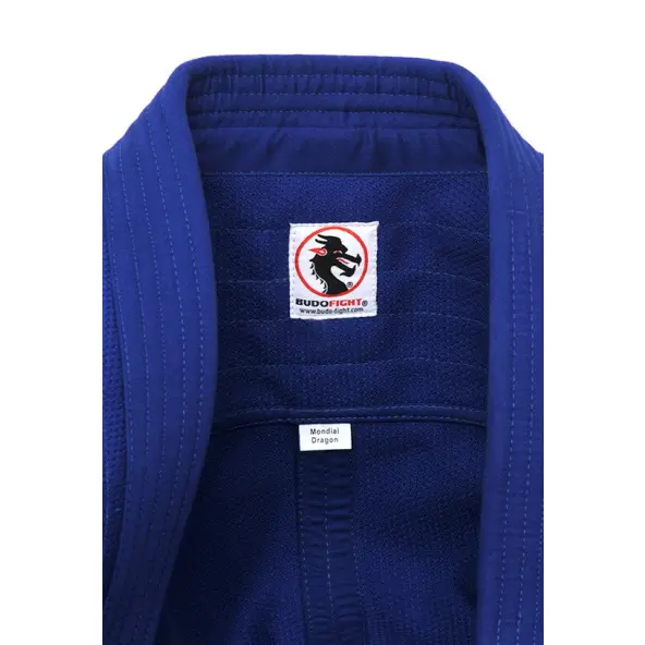 Kimono Judo Azul Competición Mundial Con Bordados
