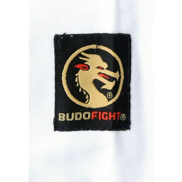 Dobok de taekwondo Budofight cuello blanco
