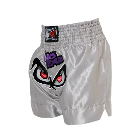 Short boxeo tailandés NO FEAR Plata