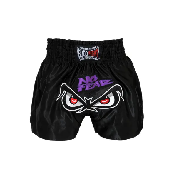 Short boxeo tailandés NO FEAR Negro
