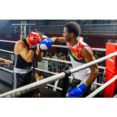 Guantes de Boxeo Competición Inglesa Amateur 100% cuero - 52