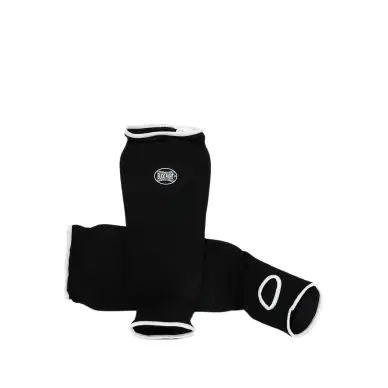 Espinilleras y Protectores de Pies de Algodón Suave Negro - 5
