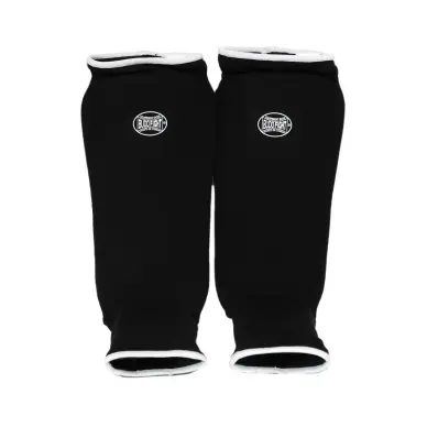 Espinilleras y Protectores de Pies de Algodón Suave Negro - 6