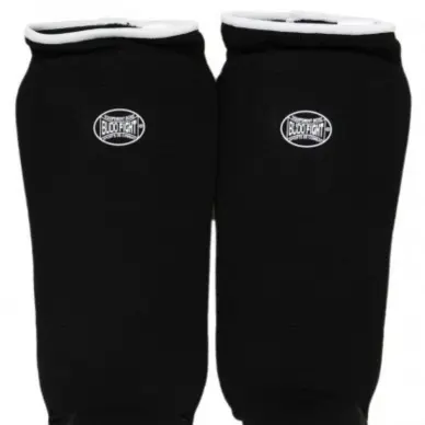 Espinilleras y Protectores de Pies de Algodón Suave Negro - 7