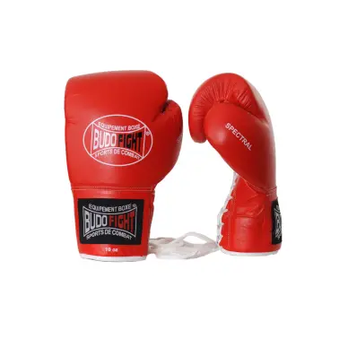 Guantes de boxeo con cordones Pro Spectral 100% cuero - 17