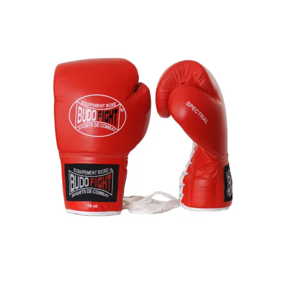 Guantes de boxeo con cordones Pro Spectral 100% cuero