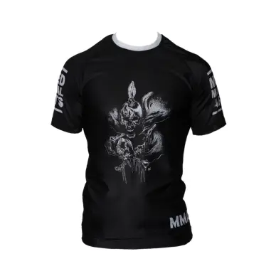 Rashguard MMA Negro Impresión calavera - 11