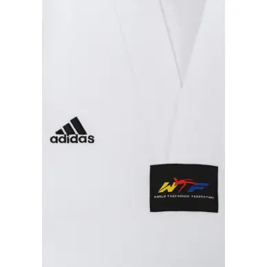 Dobok Taekwondo cuello blanco - 9