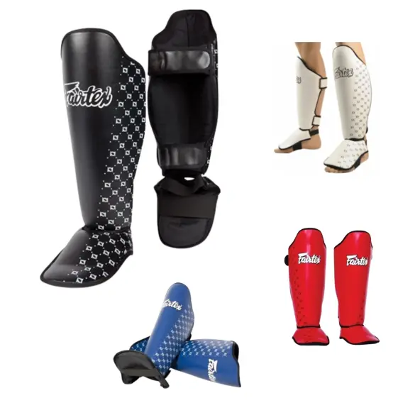 Espinilleras y protector de pie Fairtex SP5 100% cuero
